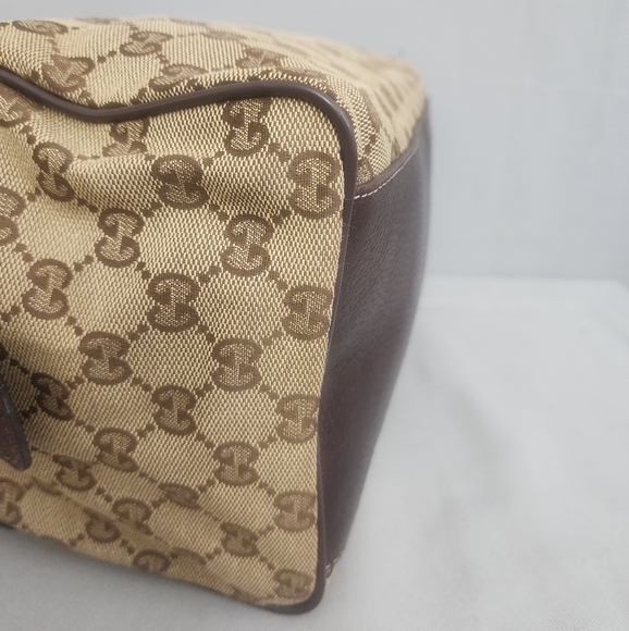 ✨️GUCCI GG Canvas Abbey D-Ring Bowling Bag - Picture 11 of 16
